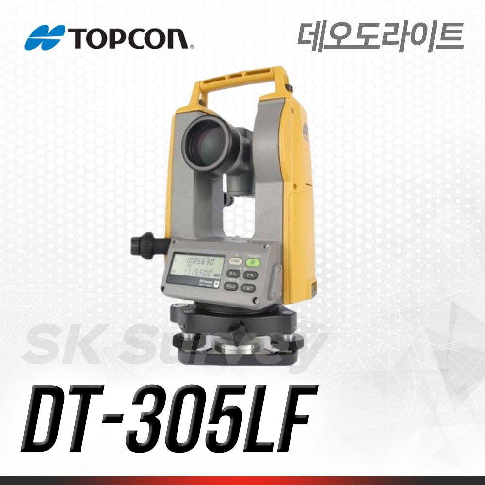 TOPCON 탑콘 레이저 데오도라이트  DT-305LF 톱콘 트렌스 트렌시트 전자식